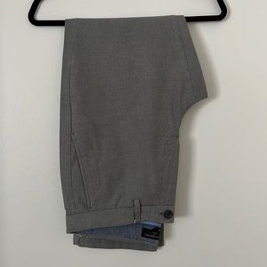 Banana Republic Aiden Fit Herringbone Cotton Slacks